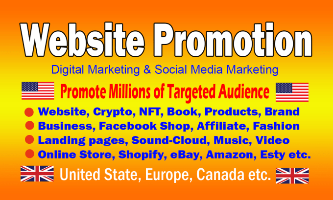 Gig Preview - Promote your website, product, business, online store, or any link