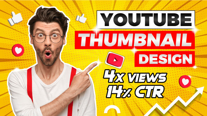 Gig Preview - Design 2 attractive youtube thumbnail in 24 hours