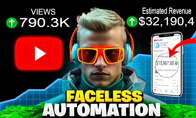 Gig Preview - Be your cash cow video content creator for faceless youtube automation channel