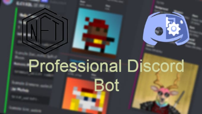 Gig Preview - Make discord nft bot for your discord server or nft project