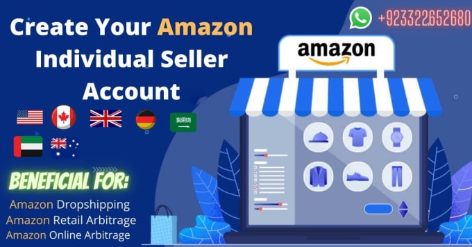 Gig Preview - Individual amazon seller account creator