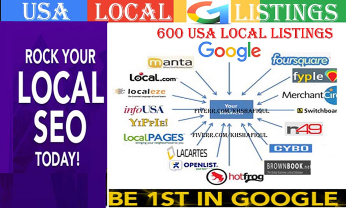 Gig Preview - Do 600 local citations for USA gmb and google ranking