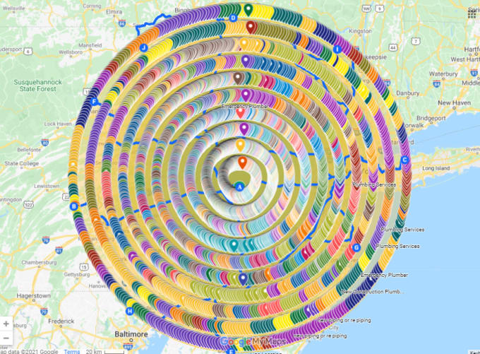 Gig Preview - Create 87,000 google maps citations for ranking gmb and local business SEO