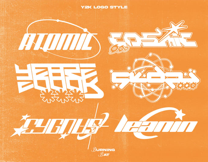 Gig Preview - Design y2k style streetwear logo