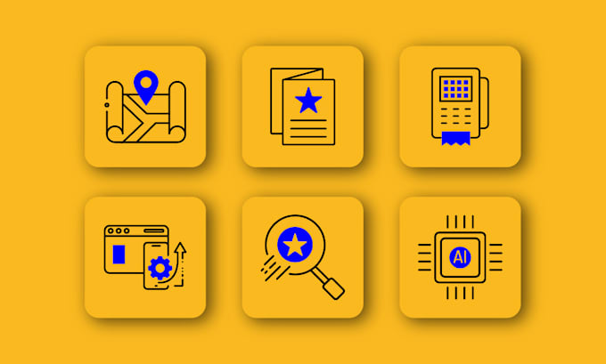 Gig Preview - Custom flat icon set design for web and app