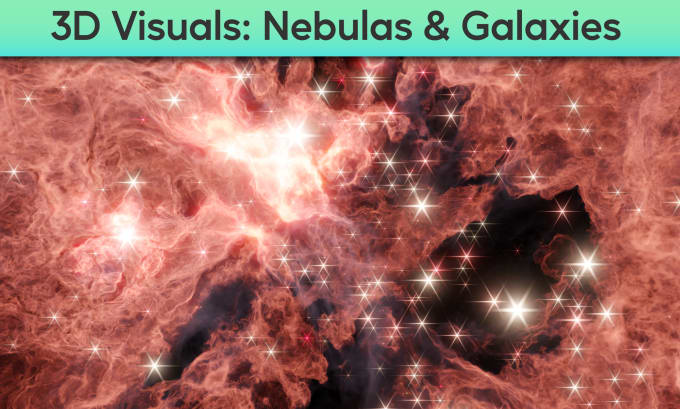 Gig Preview - Generate 4k realistic 3d nebulas and galaxies like in space