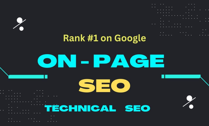 Gig Preview - Do on page and technical SEO for your website