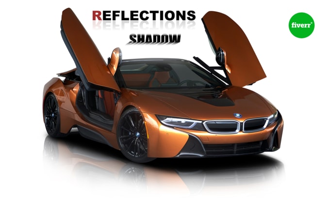 Gig Preview - Automotive car photo edit transparent and reflection shadow