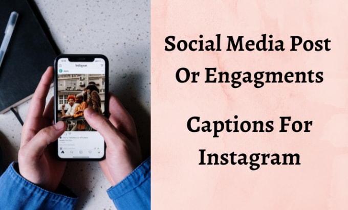 Gig Preview - Write engaging and catchy captions for your instagram and social media posts