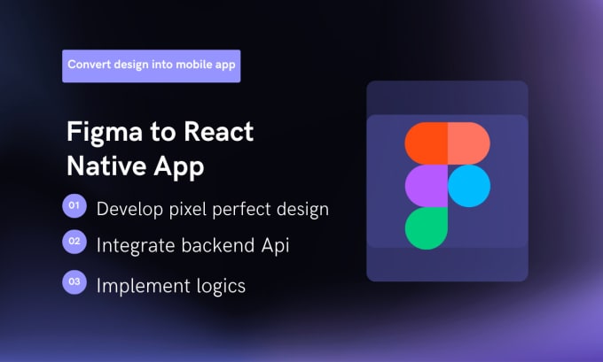 Gig Preview - Convert figma,xd,psd design to react native or expo mobile app