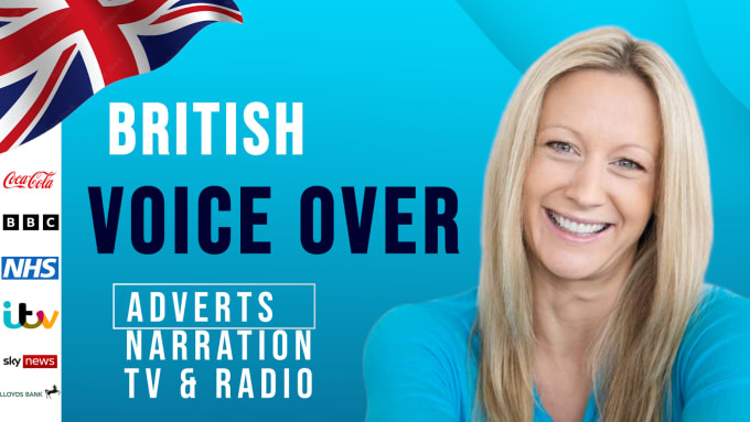 Gig Preview - Be your british female voice over, english voice over