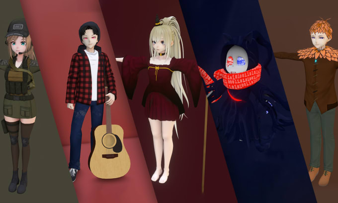 Gig Preview - Do custom vrchat avatar for you