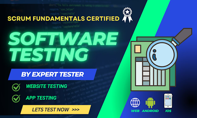 Bestseller - do quality testing of your app, website, and software and report bugs