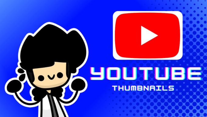 Gig Preview - Make illustrated youtube thumbnails for you