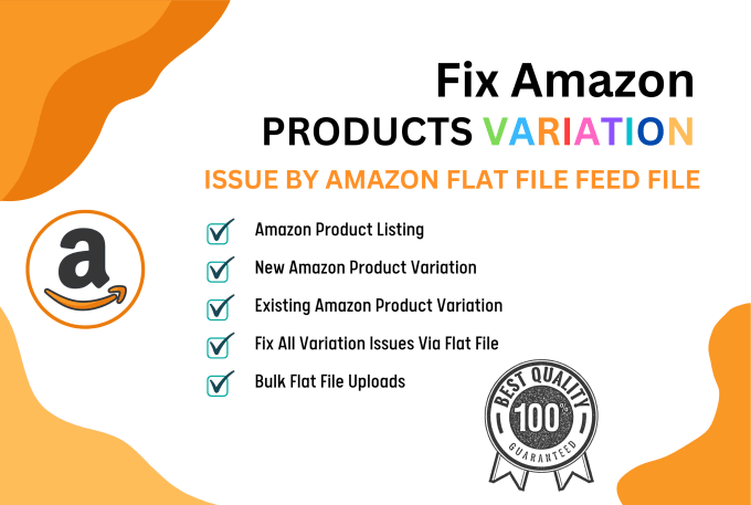 Gig Preview - Create amazon product listing and fix variation for your amazon listing