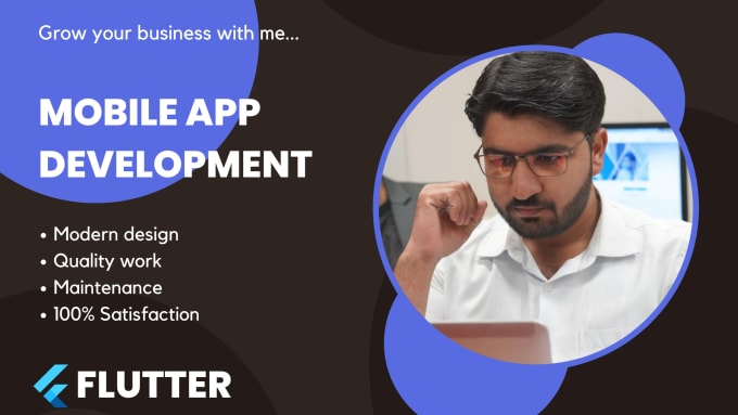 Gig Preview - Design and develop mobile app in flutter