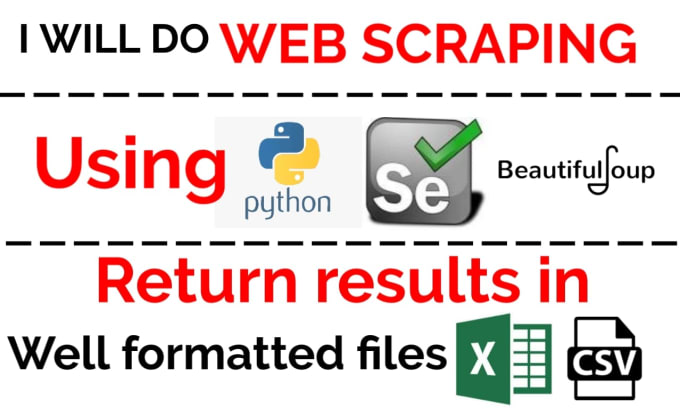 Gig Preview - Web scraping, data mining from any website upto 50k in 1 day