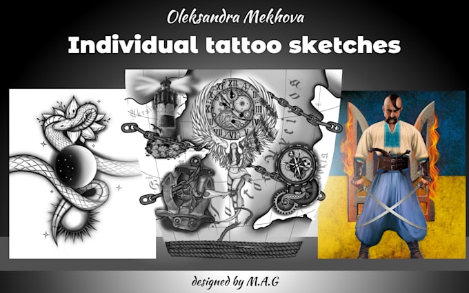 Bestseller - create an individual tattoo design by your idea