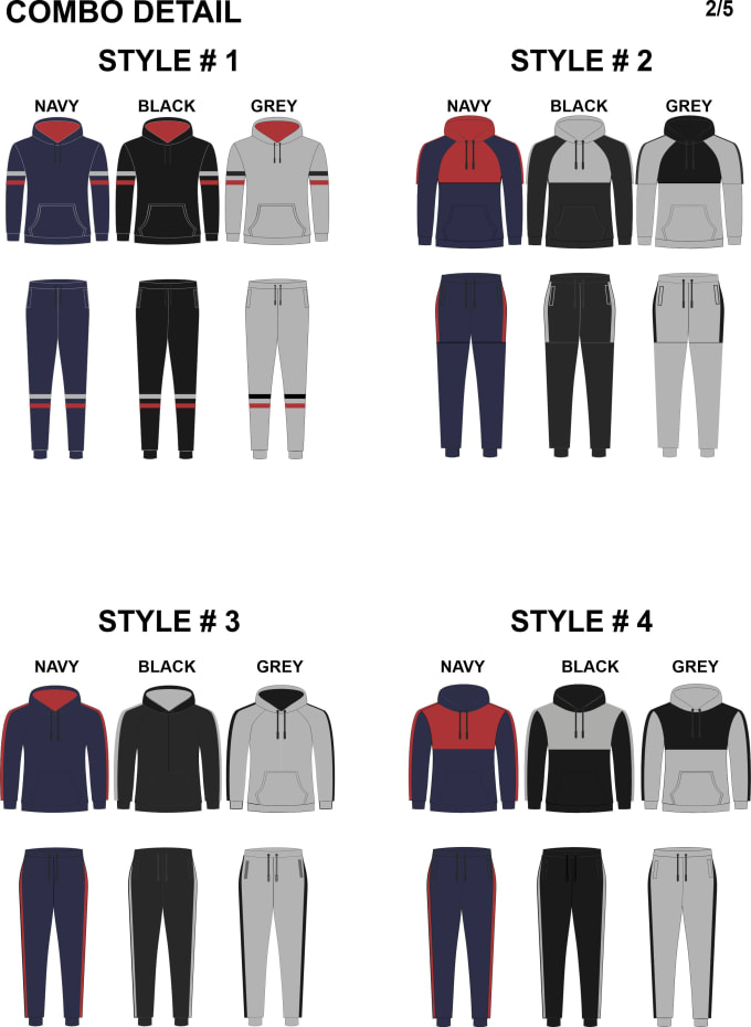 Gig Preview - Do a professional tech pack design for your brand clothing collection