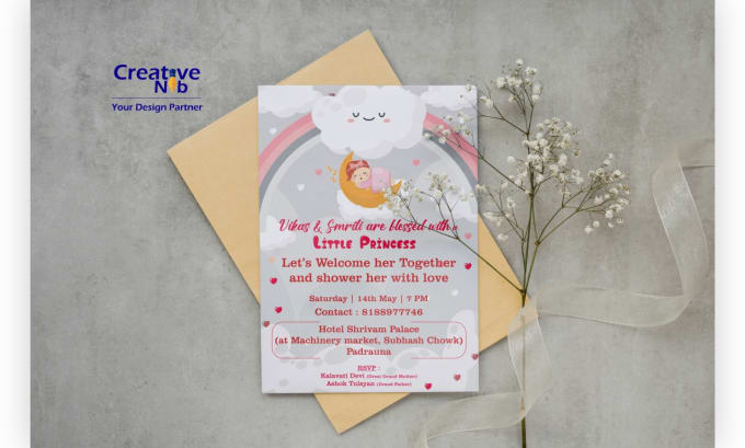 Gig Preview - Provide custom digital and printable invitation card designs