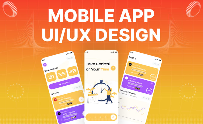 Gig Preview - Do app ui design, mobile app ui ux design, figma mobile app design, app design