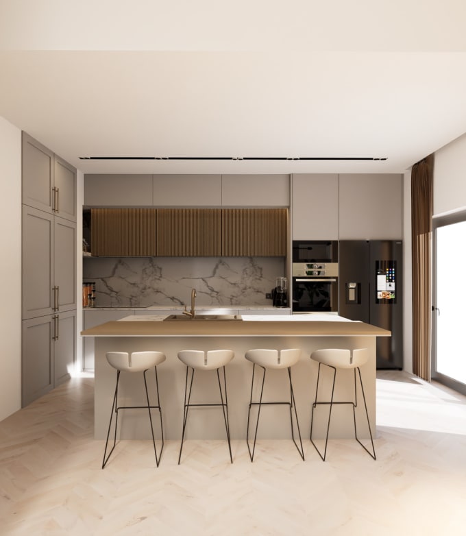 Gig Preview - Create for you a perfect kitchen design for your space