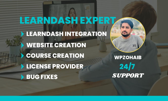 Gig Preview - Create wordpress lms website with learndash lms plugin