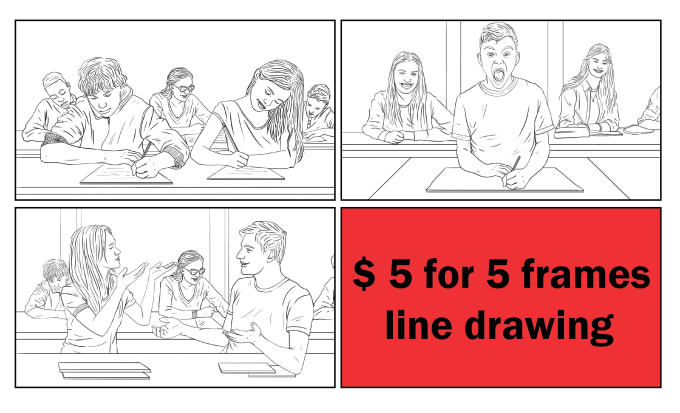 Gig Preview - Draw you a storyboard within 24h