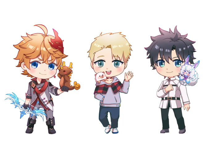 Gig Preview - Draw cute anime chibi character