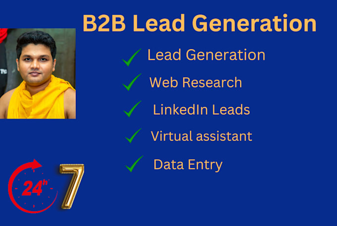 Gig Preview - Do b2b business email lead generation with web research