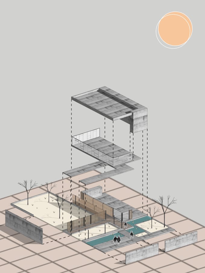 Gig Preview - Create 3d axonometric plans of your design