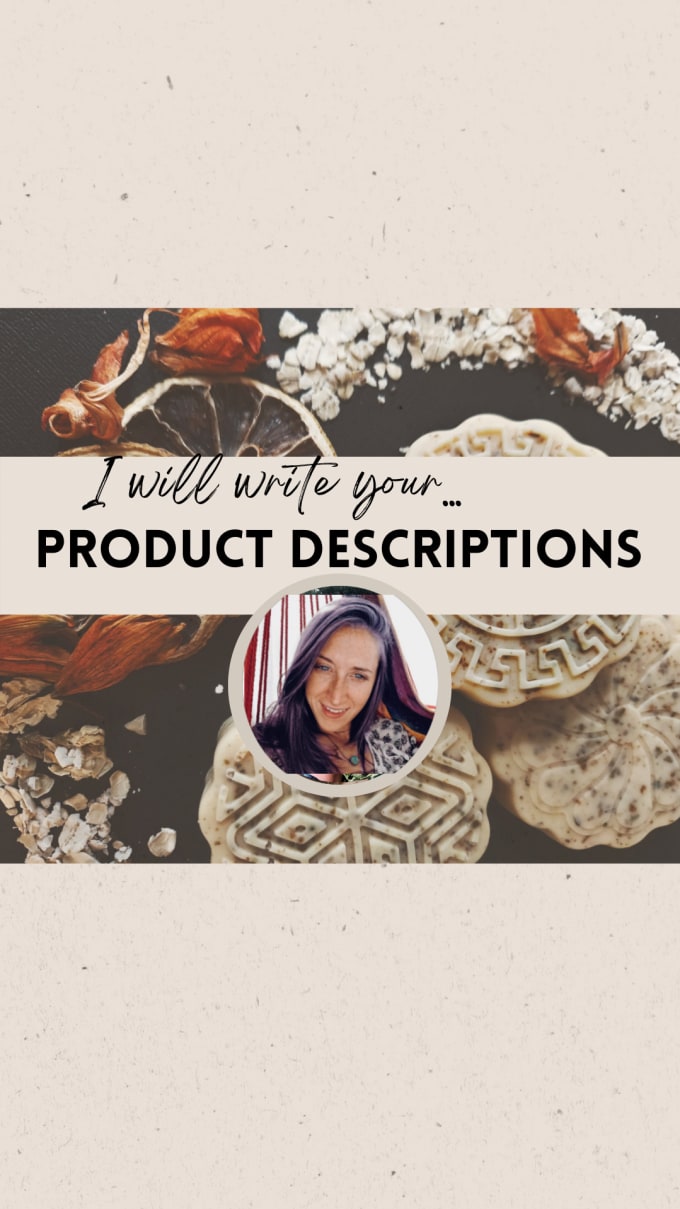 Gig Preview - Create your custom product descriptions