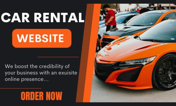 Gig Preview - Design a stunning car rental website with modern functionalities