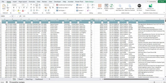 Gig Preview - Clean up your excel or google sheet