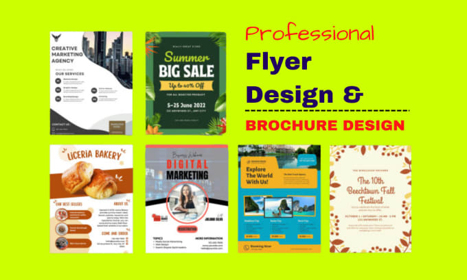 Gig Preview - Do professional business flyer design using canva