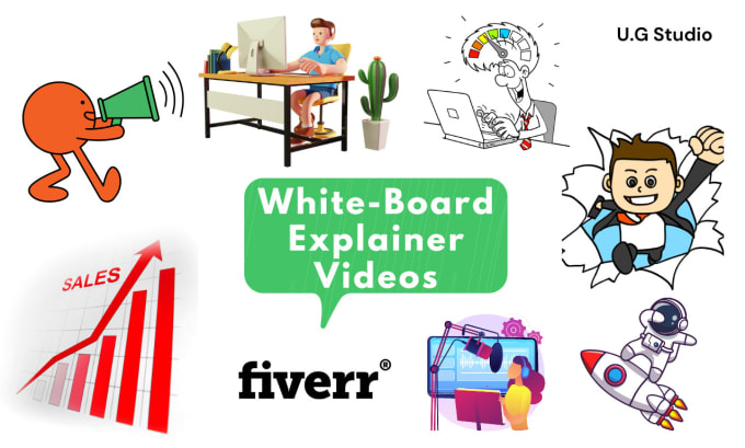 Gig Preview - Create premium whiteboard explainer doodle videos via videoscribe