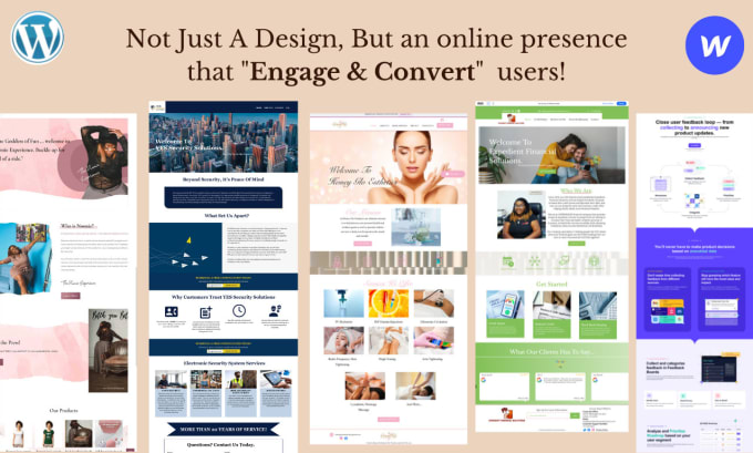 Gig Preview - Redesign wordpress website redesign design wordpress website design