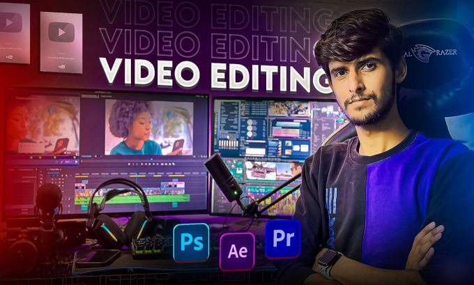 Bestseller - do professional video editing for youtube video editors