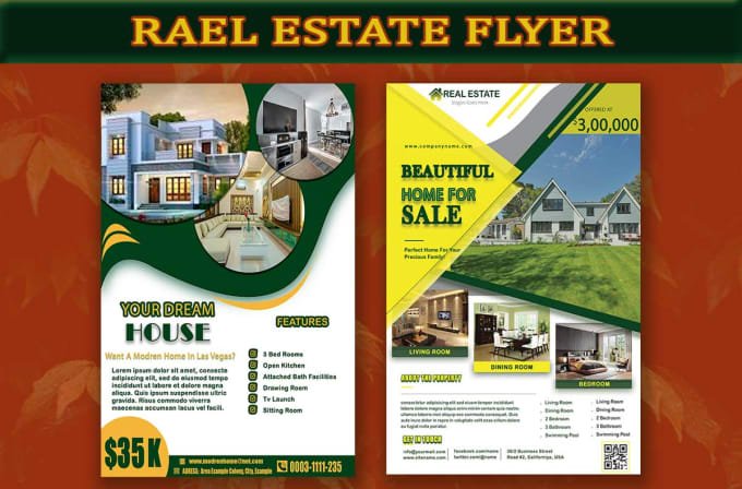 Gig Preview - Make business flyer, professional flyer, real estate flyer in just 6 hours