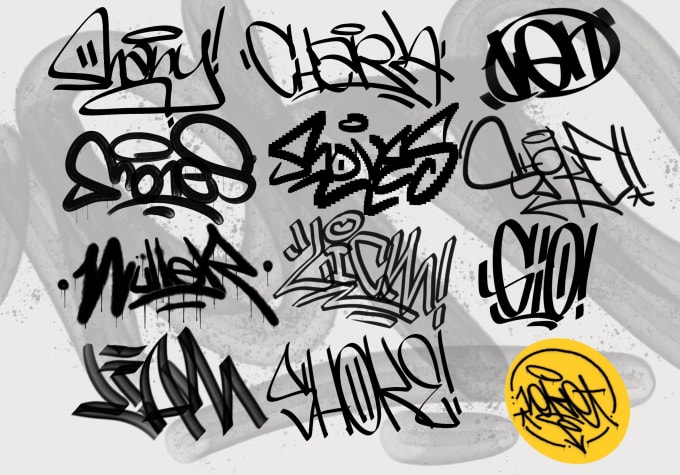 Gig Preview - Create your name in style graffiti tag