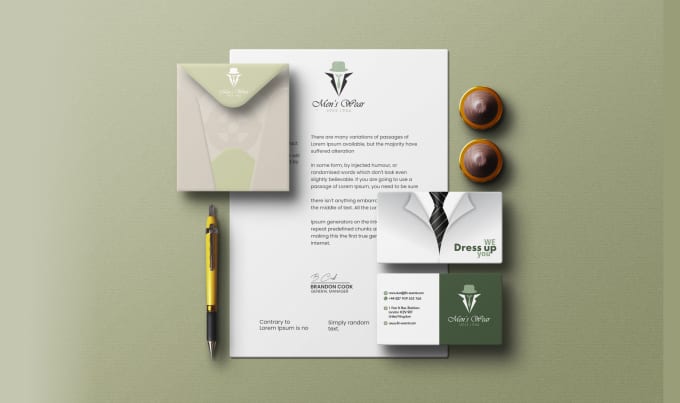 Gig Preview - Design professional business card, letterhead templates, or custom branding