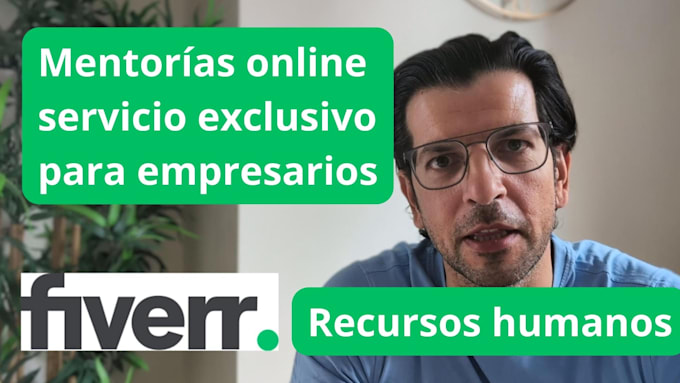 Gig Preview - Mentoría en organización y recursos humanos para empresarios pyme