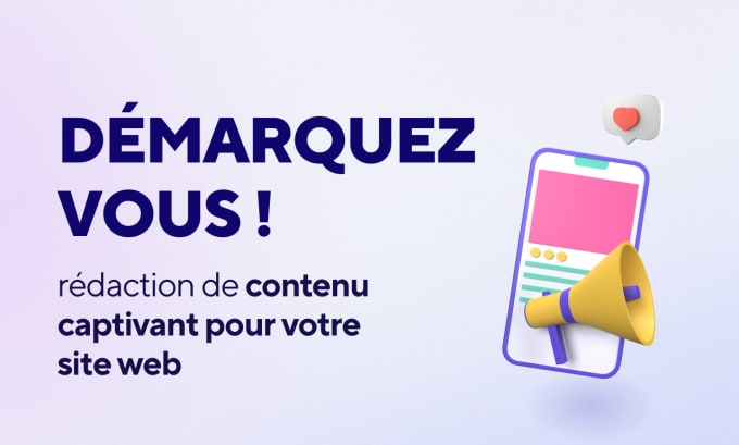 Gig Preview - Rédiger du contenu captivant pour votre site web