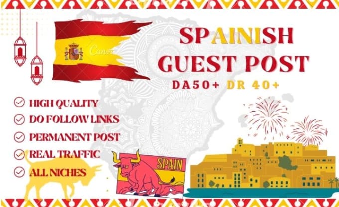 Gig Preview - Do spanish guest posts and backlinks on mexico, spain, argentine and more