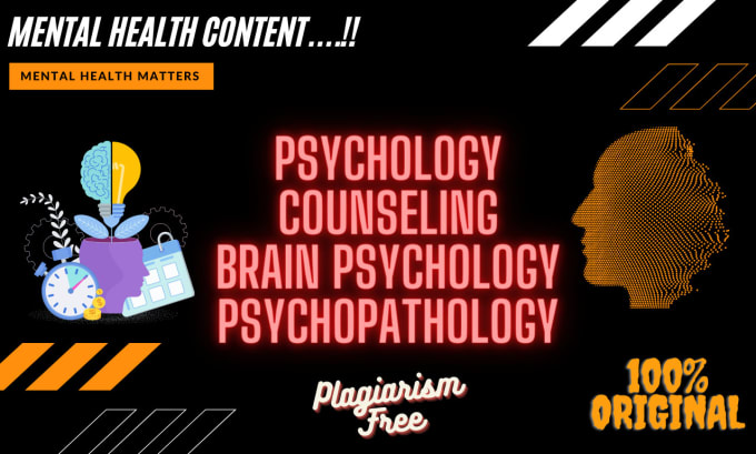 Gig Preview - Modify psychology, mental health content