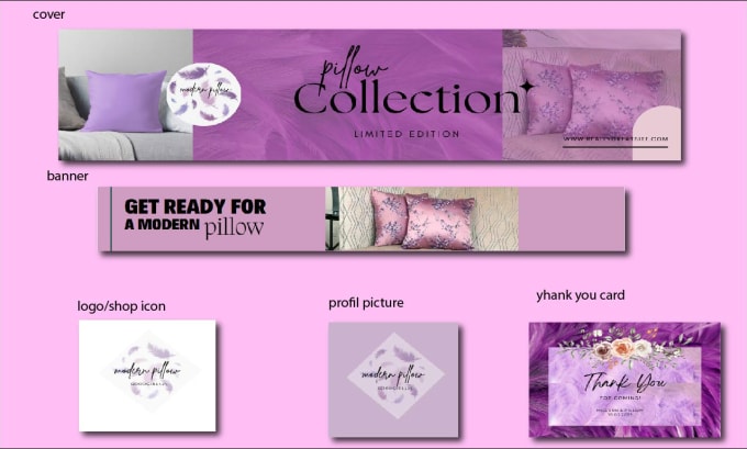 Gig Preview - Design attractive etsy  banner, cover, shop icon and logo in 10 hours