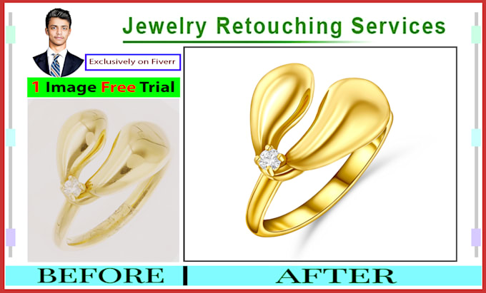 Gig Preview - Do high end jewelry photo retouch and product image editing in photoshop