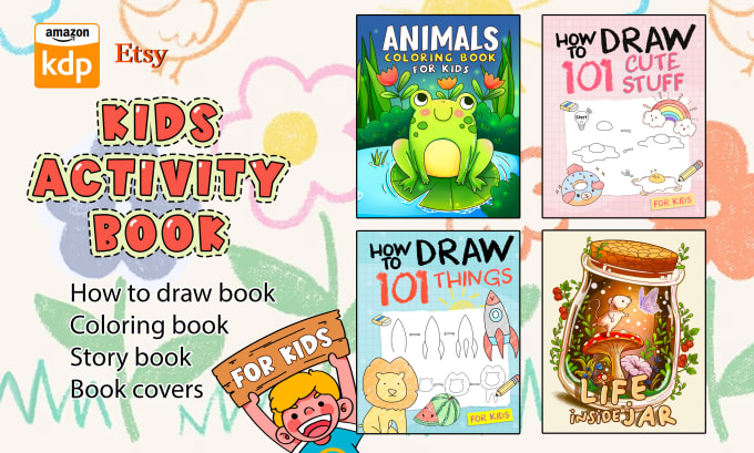 Gig Preview - Create kids activity books, worksheets and coloring pages