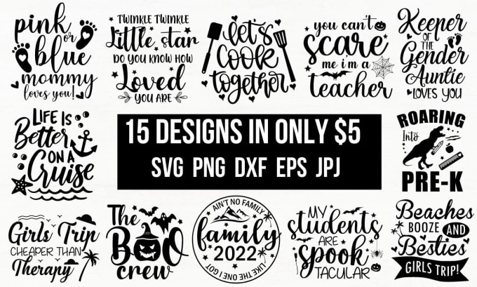 Bestseller - give you creative svg design, cut files, png, dxf for etsy and others