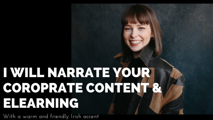 Gig Preview - Record a voiceover for your corporate content and elearning